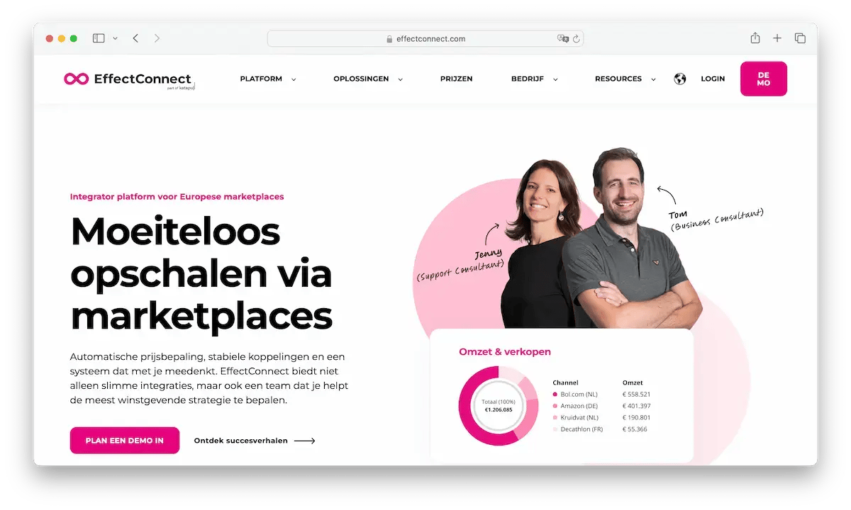Top Channable alternatieven - EffectConnect